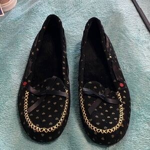 UGG Black and Gold Women's Slippers